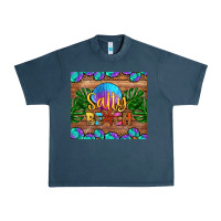 Midnight Navy salty beach Urban Heavy Tee - HRA Design Shop