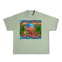 Oil Green salty beach Urban Heavy Tee - HRA Design Shop