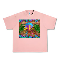 Salmon salty beach Urban Heavy Tee - HRA Design Shop