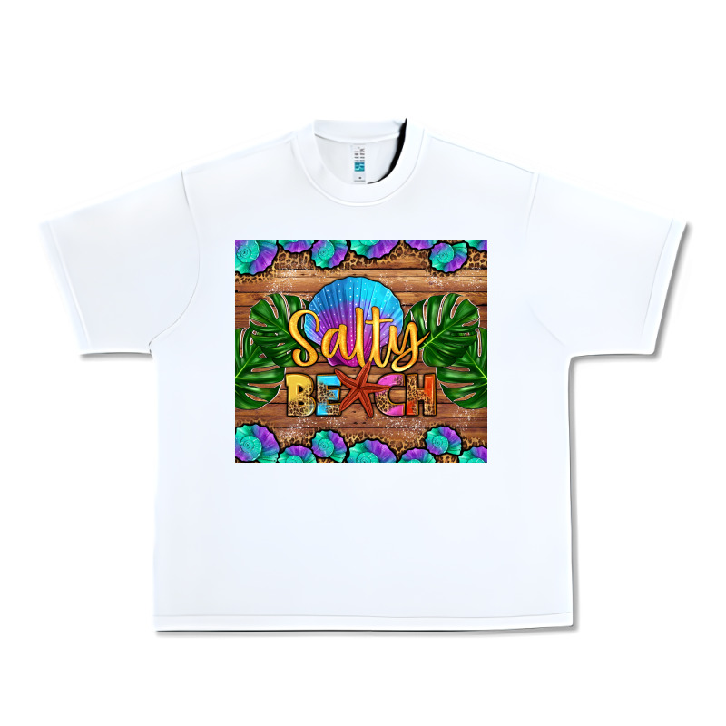 Salty Beach Urban Heavy Tee by HRA Design Shop | Teevron