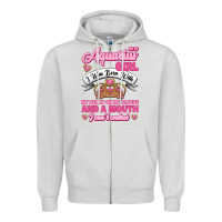 Dove Grey As a Aquarius Girl I was Born with My Heart on my Sleeve and a mouth Zipper Hoodie - Jasminsmagicworld