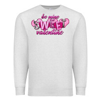 Oatmeal Heather be mine sweet valentine Premium Sweatshirt - NancyCooperArtShop