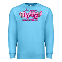 Ocean Blue be mine sweet valentine Premium Sweatshirt - NancyCooperArtShop