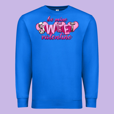 Be Mine Sweet Valentine Premium Sweatshirt Designed By Nancycooperartshop