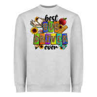Heather Grey best bus driver ever Heavyweight Sweatshirt - CowhideDigitalArt