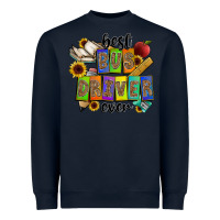 Navy best bus driver ever Heavyweight Sweatshirt - CowhideDigitalArt