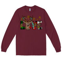 Burgundy love christmas Long Sleeve Tee - JahusDesignShop