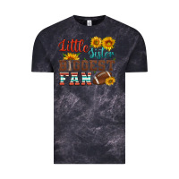 Cloud Black little sister biggest fan american football Vintage Tee - HRA Design Shop