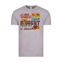 Vintage Zinc little sister biggest fan american football Vintage Tee - HRA Design Shop