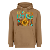 Toasted Coconut oh honey i am that mom Heavyweight Hoodie - NancyCooperArtShop