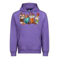 Tulip Thankful Coffee Cups Urban Hoodie - texasbilliewilder