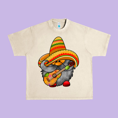Mexicon Cute Gnome Urban Heavy Tee Designed By Racoondesign