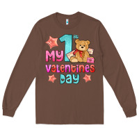Chestnut my first valentines day Long Sleeve Tee - AdoDesignShop