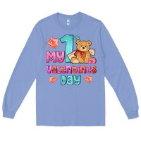 Colony Blue my first valentines day Long Sleeve Tee - AdoDesignShop