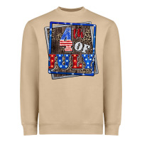 Mushroom 4th of July  4th of july Heavyweight Sweatshirt - CowGirlArtShop