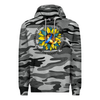 Slate Camo down syndrome Premium Hoodie - Artiststas
