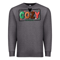 Charcoal Heather cozy season Premium Sweatshirt - MaliasSmallBusiness