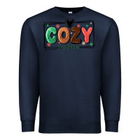 Navy cozy season Premium Sweatshirt - MaliasSmallBusiness