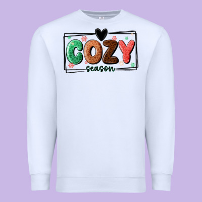 Cozy Season Premium Sweatshirt Designed By Maliassmallbusiness