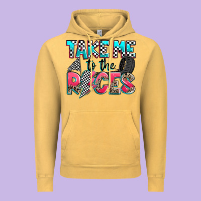 Take Me To The Races Vintage Hoodie Designed By Zillion Design Studio