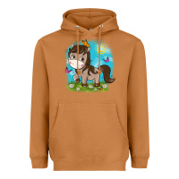 Little Cute Horse Heavyweight Hoodie | Teevron