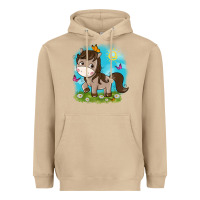 Mushroom little cute horse Heavyweight Hoodie - NancyCooperArtShop