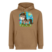 Toasted Coconut little cute horse Heavyweight Hoodie - NancyCooperArtShop