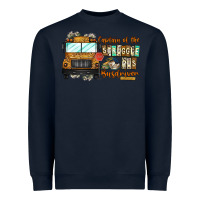 Navy Captain Of Struggle Bus Busdrive Heavyweight Sweatshirt - CowhideDigitalArt