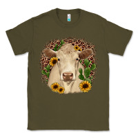 Army Green charolais leopard cactus sunflower Classic Tee - JahusDesignShop