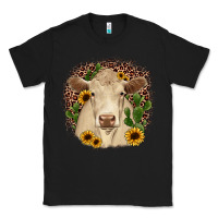 Black charolais leopard cactus sunflower Classic Tee - JahusDesignShop