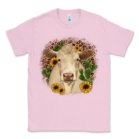 Bubblegum Pink charolais leopard cactus sunflower Classic Tee - JahusDesignShop