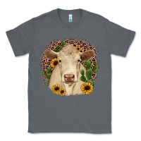 Charcoal Heather charolais leopard cactus sunflower Classic Tee - JahusDesignShop