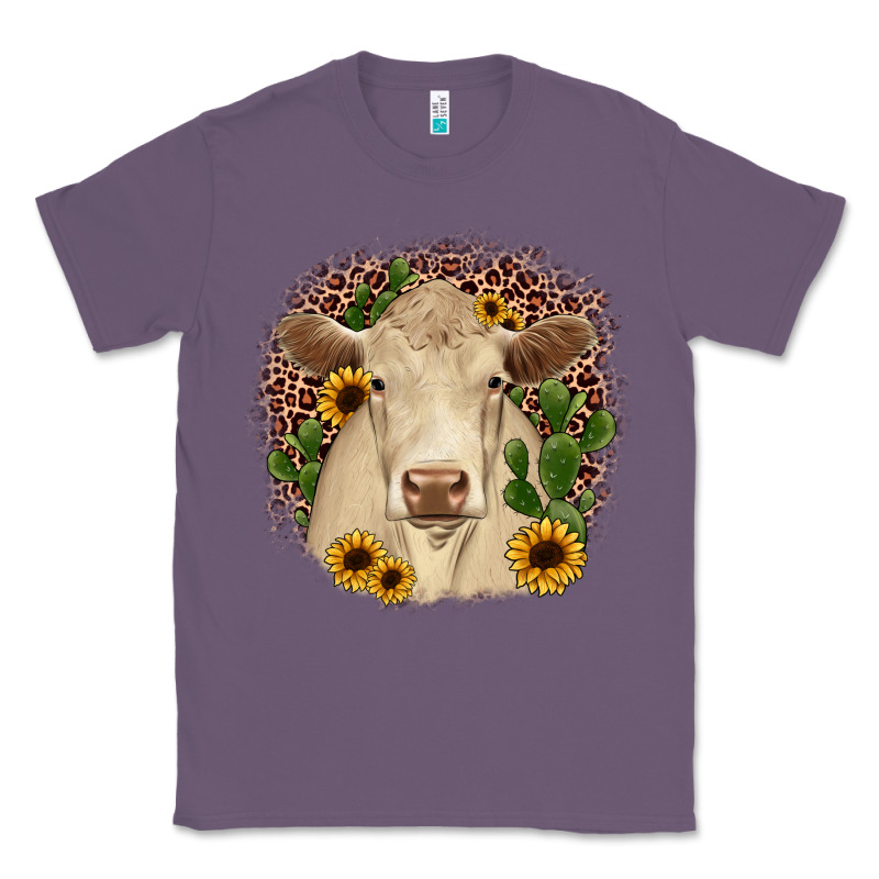 Charolais Leopard Cactus Sunflower Classic Tee by JahusDesignShop | Teevron