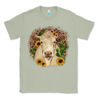 Matcha charolais leopard cactus sunflower Classic Tee - JahusDesignShop