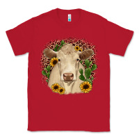 Red charolais leopard cactus sunflower Classic Tee - JahusDesignShop