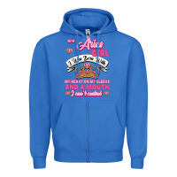 True Royal As A Aries Girl I Was Born With My Heart On My Sleeve And A Mouth Zipper Hoodie - Jasminsmagicworld