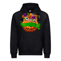 Black Personalized Boy Halloween Candy Urban Hoodie - texasbilliewilder