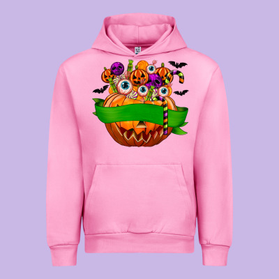 Personalized Boy Halloween Candy Urban Hoodie Designed By Texasbilliewilder