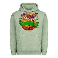 Pigment Oil Green Personalized Boy Halloween Candy Urban Hoodie - texasbilliewilder