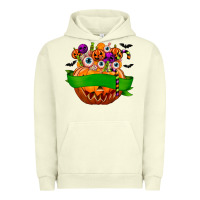 Pigment Pistachio Personalized Boy Halloween Candy Urban Hoodie - texasbilliewilder