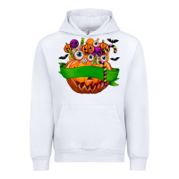 White Personalized Boy Halloween Candy Urban Hoodie - texasbilliewilder