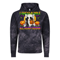Cloud Black I Ghost People All Ready Round Vintage Hoodie - texasbilliewilder