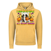 Vintage Mustard I Ghost People All Ready Round Vintage Hoodie - texasbilliewilder