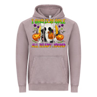 Vintage Zinc I Ghost People All Ready Round Vintage Hoodie - texasbilliewilder