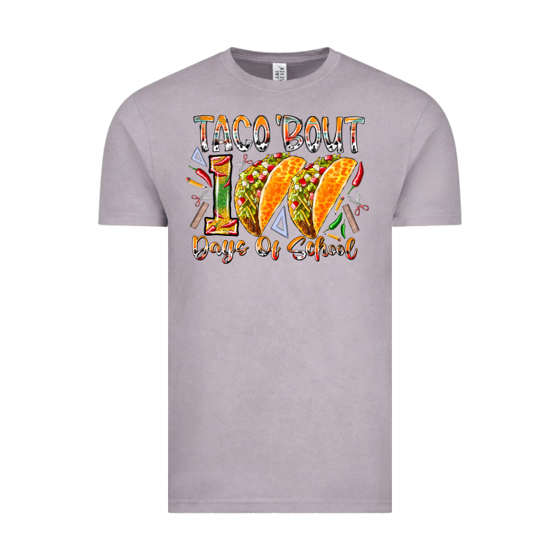 Taco Bout 100 Days Of School Vintage Tee by RacoonDesign | Teevron