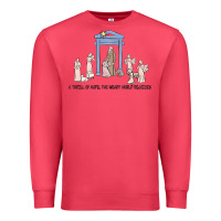 Cardinal a thrill of hope nativity Premium Sweatshirt - MaliasSmallBusiness