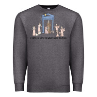 Charcoal Heather a thrill of hope nativity Premium Sweatshirt - MaliasSmallBusiness