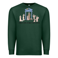 Sports Green a thrill of hope nativity Premium Sweatshirt - MaliasSmallBusiness