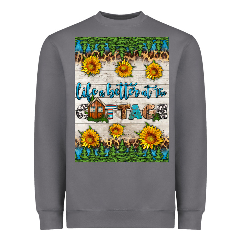 Life Is Better At The Cottage Air Freshener Heavyweight Sweatshirt by HRA Design Shop | Teevron