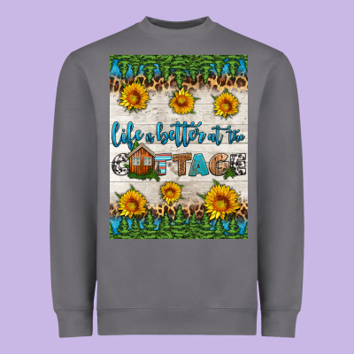 Life Is Better At The Cottage Air Freshener Heavyweight Sweatshirt Designed By Hra Design Shop